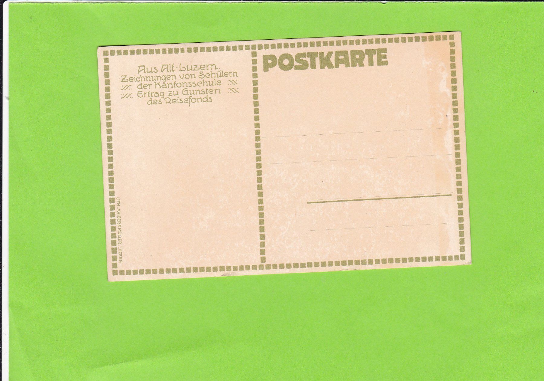 Cartes postales: Aus Alt-Luzern – D'occasion à St. Peterzell par neckertal 1