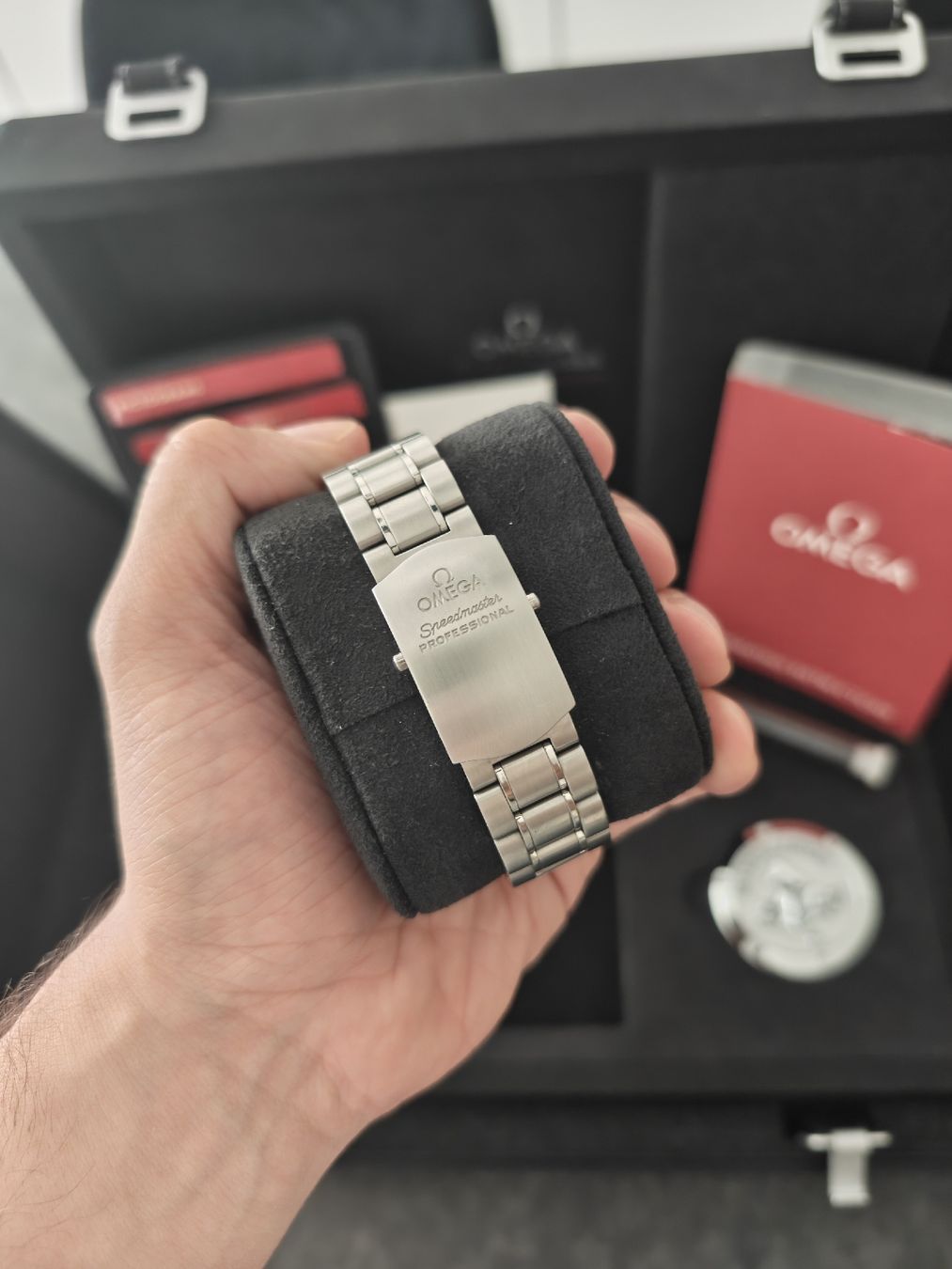 Omega Montres: Omega Speedmaster Sandwich|Bigbox 2020 Fullset mit Rechnung – Neuf (Voir description) à Oetwil am See par Dani_Yele 2
