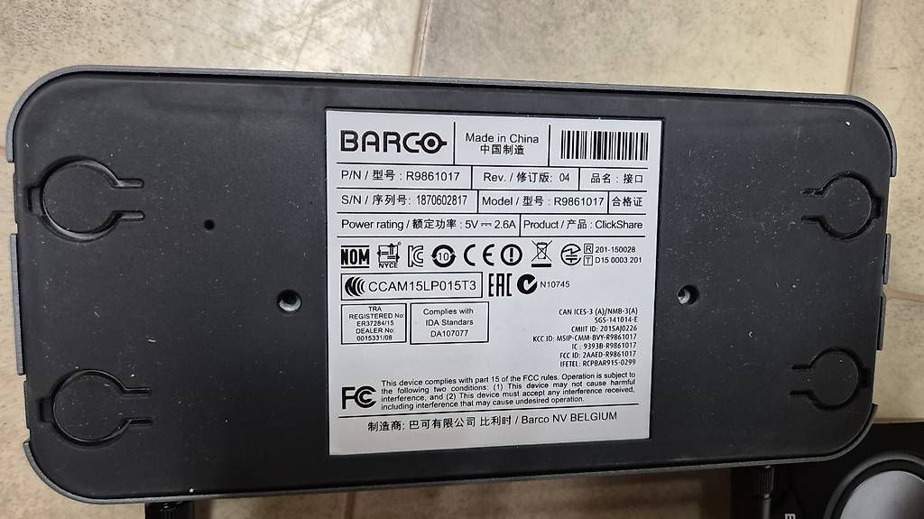 Composants électroniques: Barco ClickShare – D'occasion à Hohenrain par Sven848 1