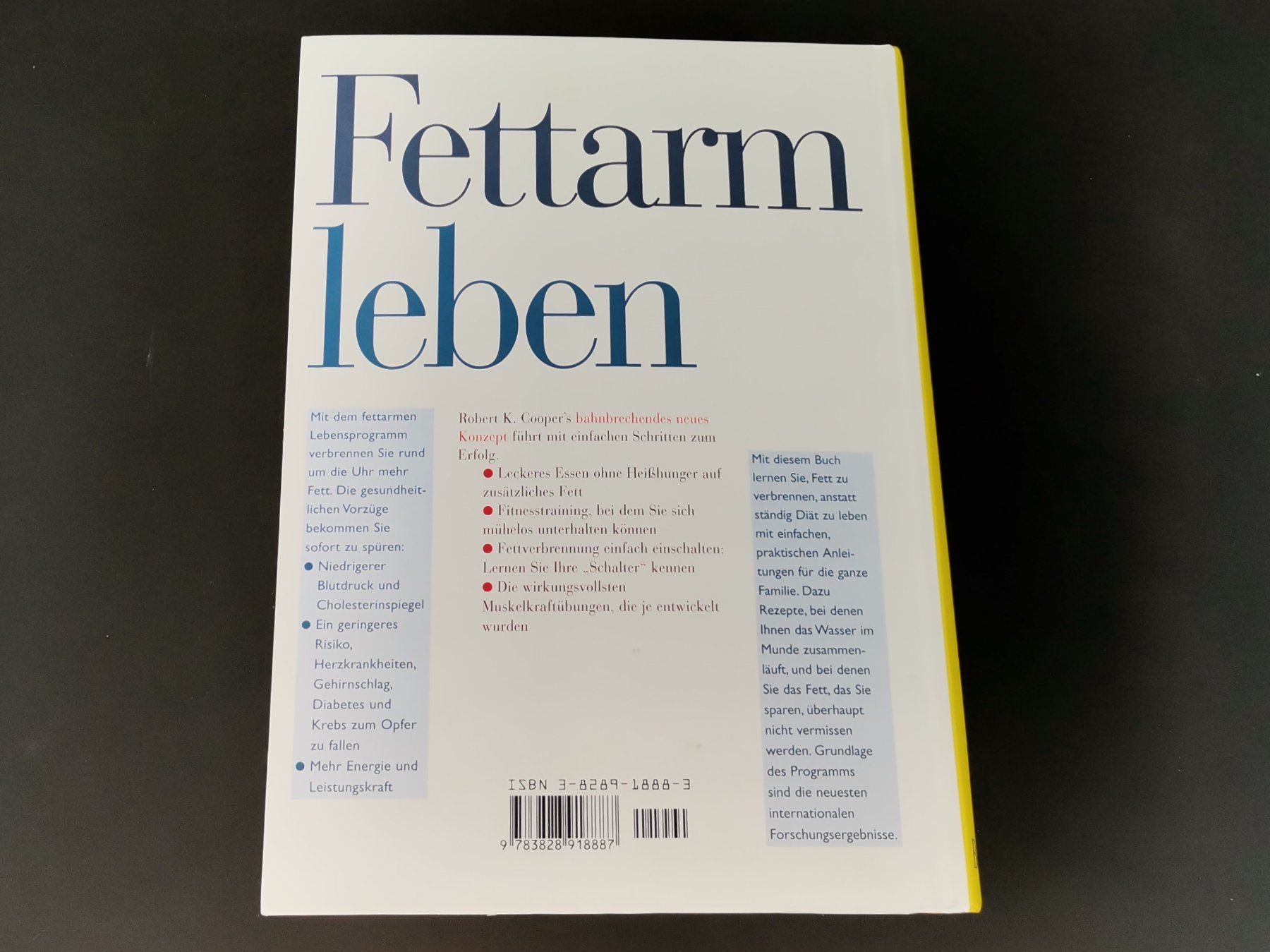 Libri: BUCH Fettarm leben – Usato da Schaffhausen venduto da Restwert_SH 1