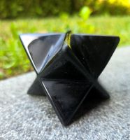 🖤 Schwarzer Obsidian Merkaba 🖤255g