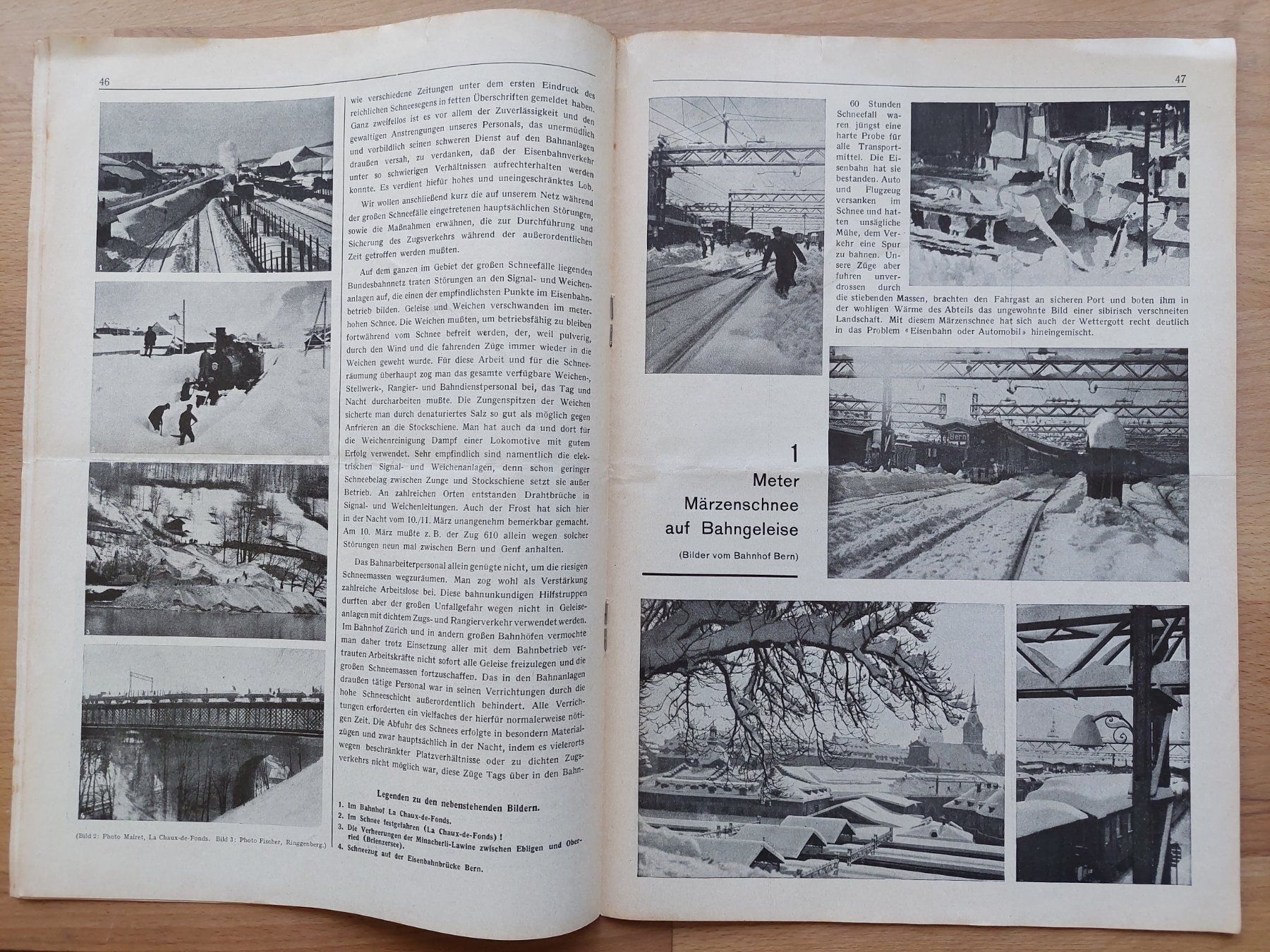 Zeitschriften & Magazine: 2 alte Magazine SBB Eisenbahn 1931 und 1966 – Gebraucht aus Obfelden von Foto_Bild_Kunst_Buch 9