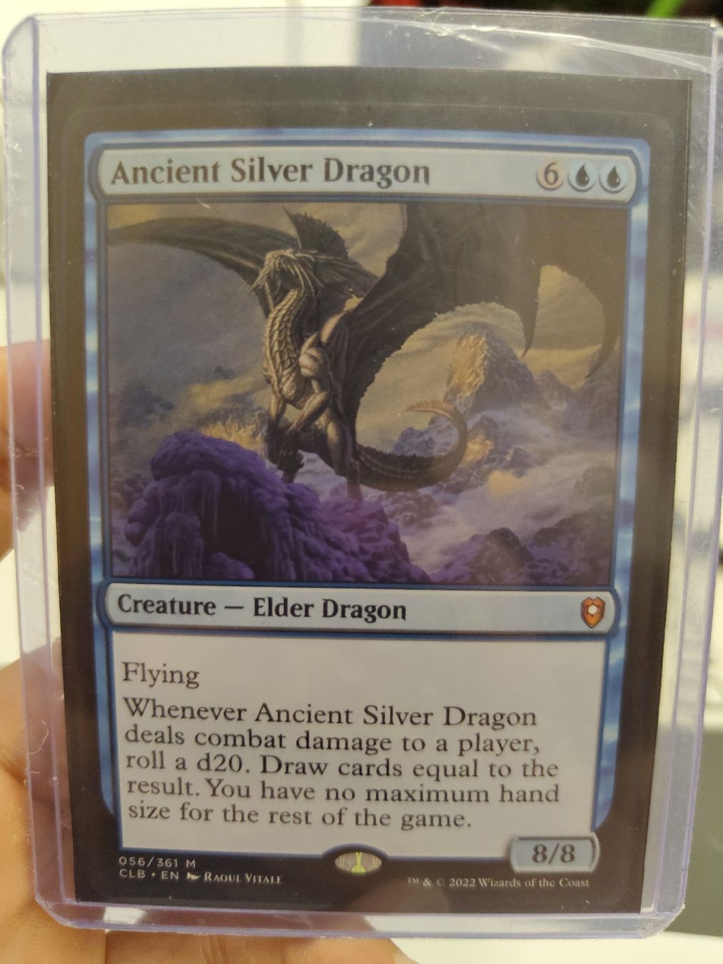 Magic The Gathering Sammelbilder & Trading cards: Magic The Gathering Ancient Silver Dragon – Neu (gemäss Beschreibung) aus Obergerlafingen von kingslayer4