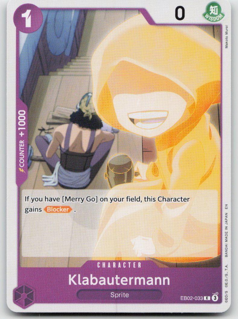 Bandai Sammelbilder & Trading cards: One Piece Klabautermann EB02-033 C – Gebraucht aus Lugano von VlaseCard