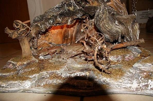 Articoli in legno: Wurzel Weihnachtskrippe handgefertigt – Nuovo (secondo la descrizione) da Bleienbach venduto da Mineral_Antik57