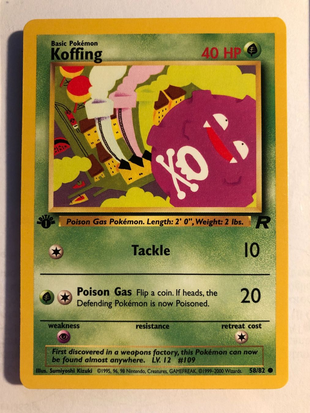 Carte collezionabili: Koffing 1st Team Rocket - MINT - ab 1.- – Usato da Giubiasco venduto da dan_pr8b