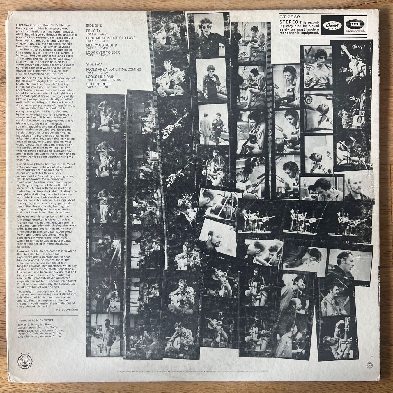 Dischi in vinile: Fred Neil - Sessions / 1. US-Press. 1968 – Usato da Gais venduto da soundcave57 1
