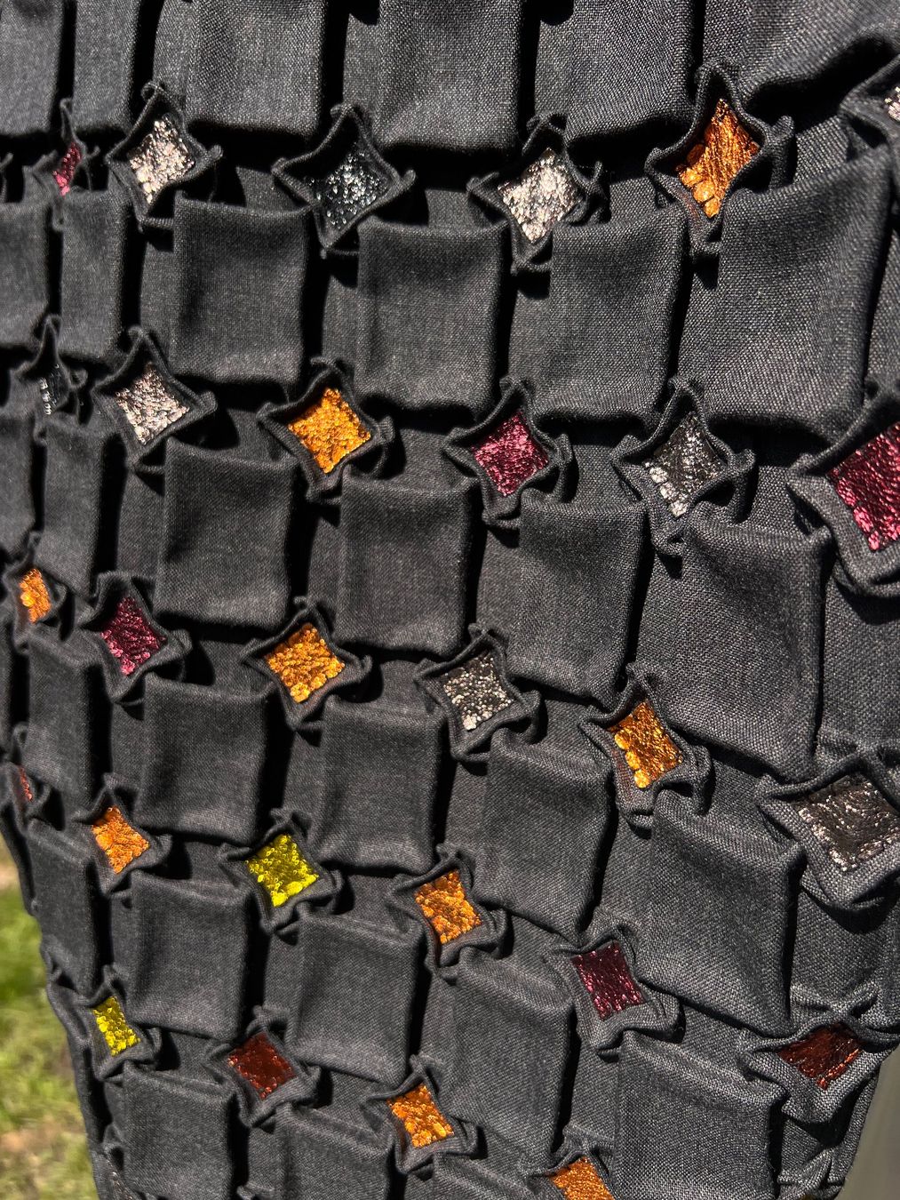 Bottega Veneta Gonne: Bottega Veneta wool & leather patch skirt – Nuovo (secondo la descrizione) da Lausanne venduto da NYC67 3