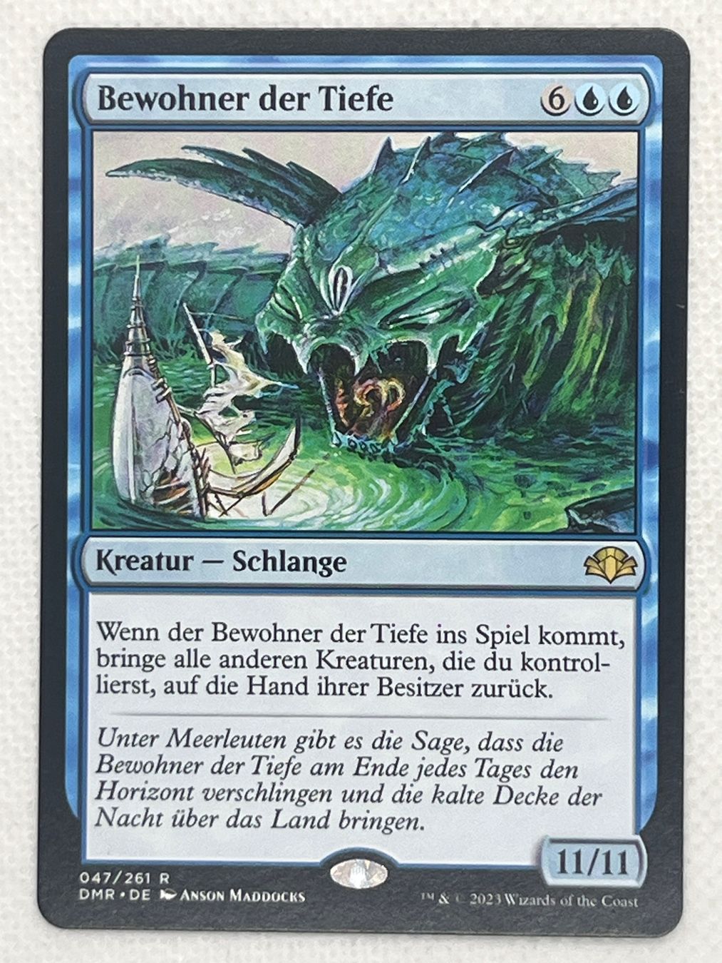 Magic The Gathering Carte collezionabili: Magic: The Gathering - Bewohner der Tiefe - Selten! – Usato da Hinterkappelen venduto da Kim1992
