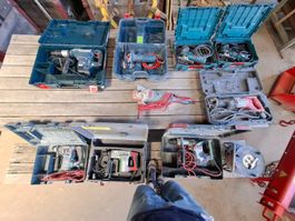 9x Profi-Werkzeuge im Set (Hilti/Bosch)