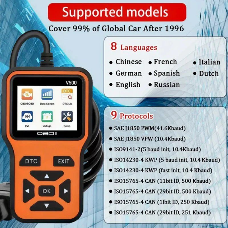 Messen: OBD2 Scanner Fehlercode Leser Auto Diagnosegerät CAN – Neu und originalverpackt aus Genève von Lotus-18 4