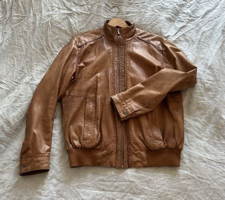Lederjacke von Warren & Parker, Grösse L