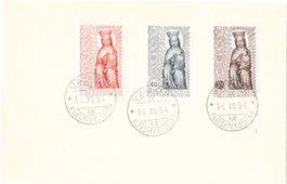 FDC Liechtenstein 1954: Marianisches Jahr