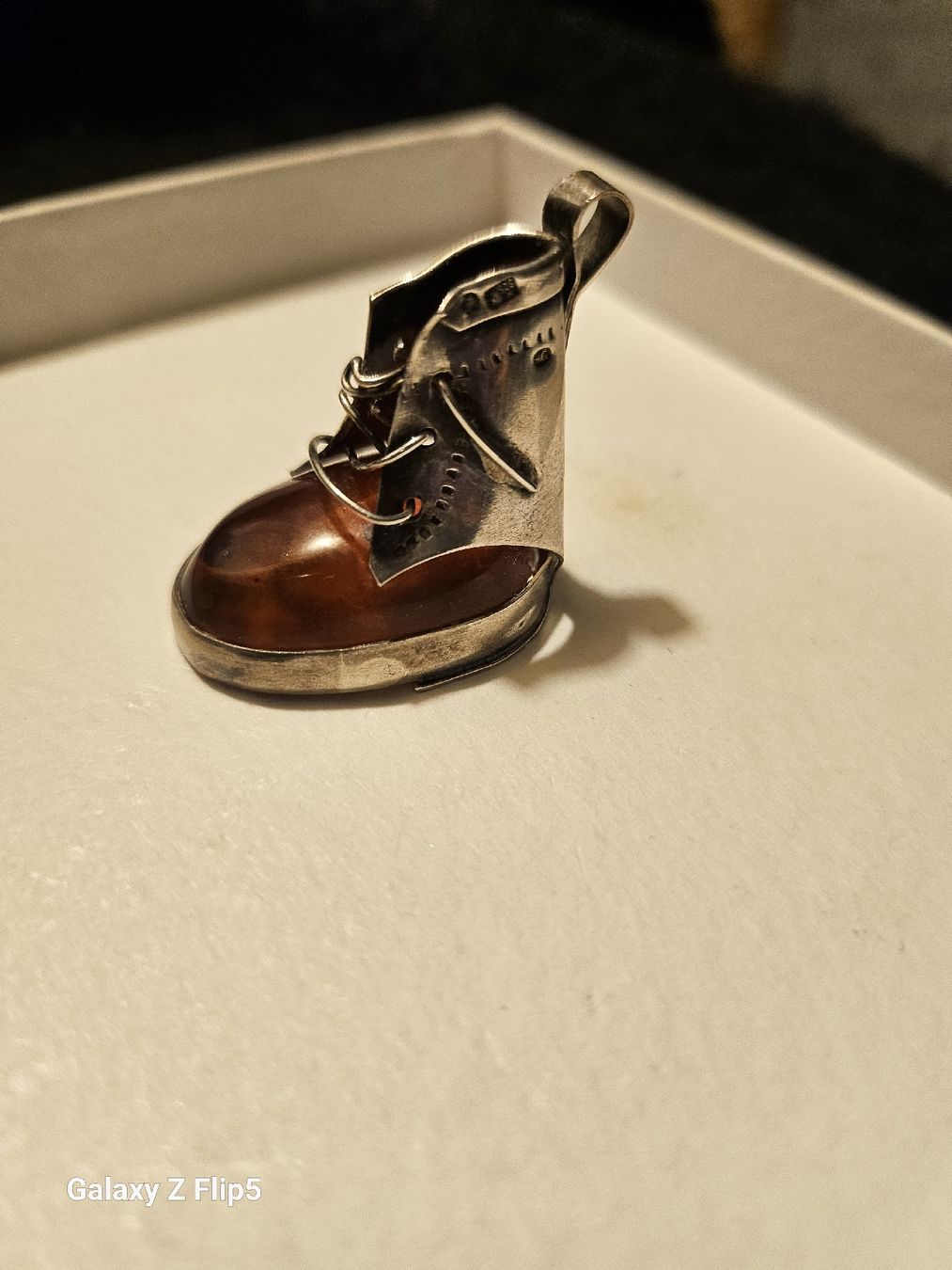 Ciondoli: Silber-Anhänger in Form eines Schuhes mit Bernstein – Nuovo (secondo la descrizione) da Bülach venduto da ane_yn2b 7