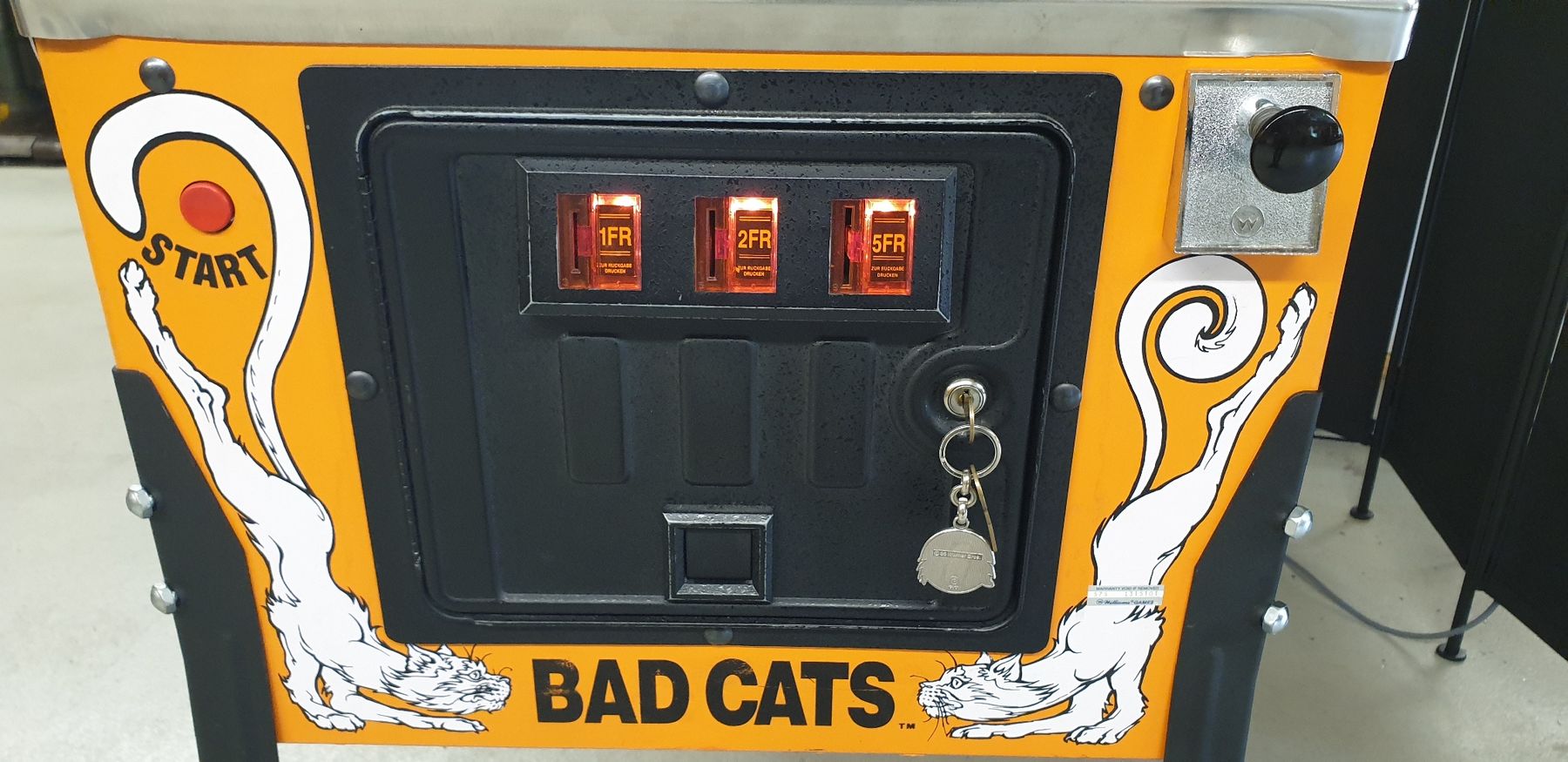 Williams Flipper: Flipperkasten BAD CATS – Usato da Heiligenschwendi venduto da Flipperbude 9