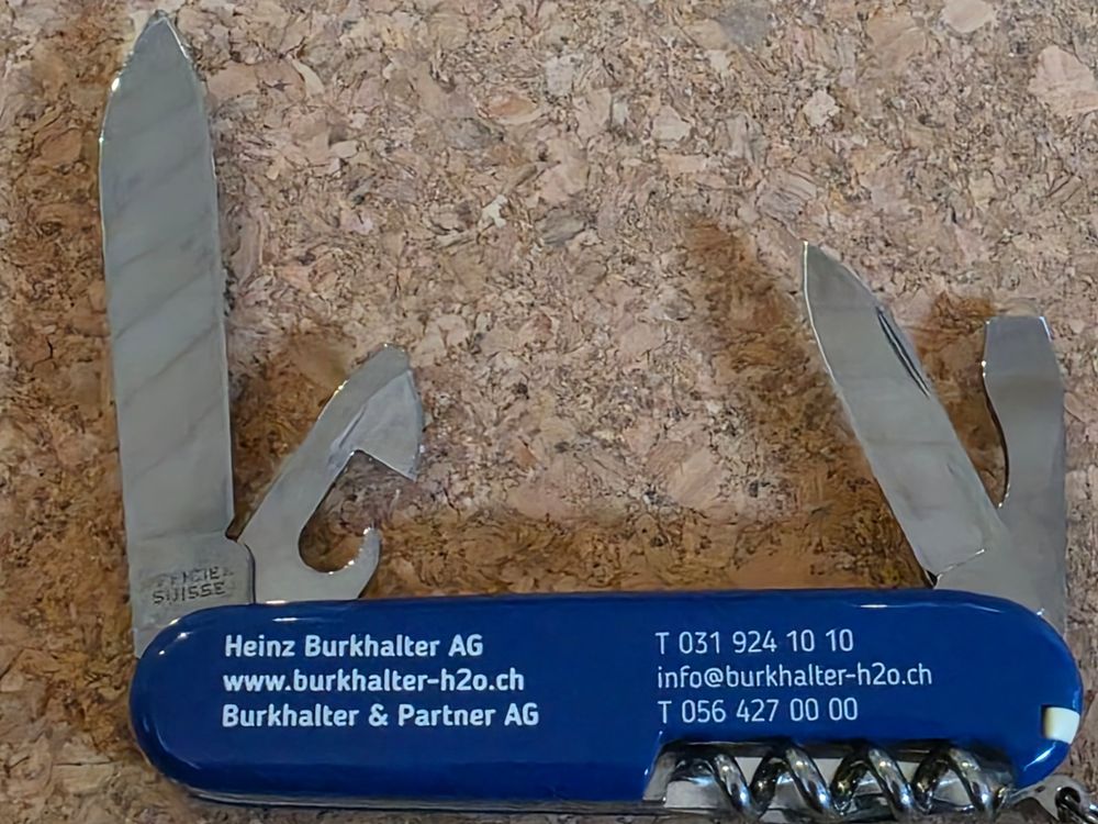 Victorinox Messer Mit Werbung Burkhalter AG Neu (Neu (gemäss ...