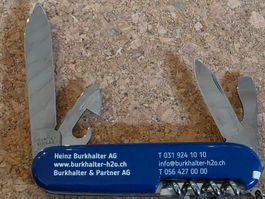 Victorinox Messer Mit Werbung Burkhalter AG Neu