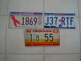 ILLINOIS TEXAS UND INDIANA