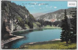 Lac des Chavonnes et le Chamossaire - Bretaye - Litho