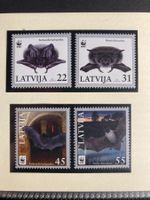 WWF Lettland 2008 Satz Teichfledermaus Mopsfledermaus pfr.