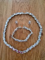 Schmuckset: Collier, Armband, Ohrstecker