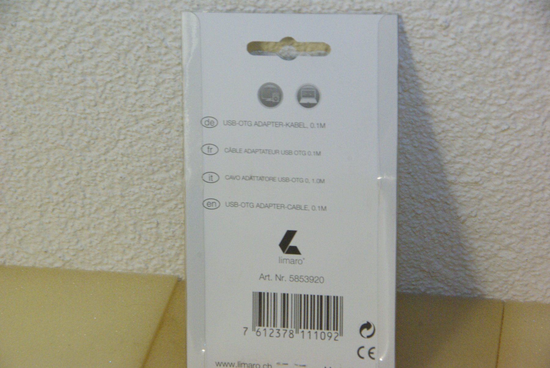 Unità & Adattatore: USB-OTG Adapter 0.1m, in OVP – Nuovo e nell'imballaggio originale da Herisau venduto da Cevianer1844 2