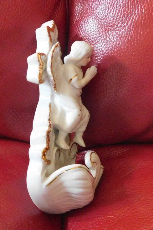 Statuette: Weihwassergefäss,  H 21 cm, gemarkt – Usato da Villnachern venduto da Schnugelchen 2