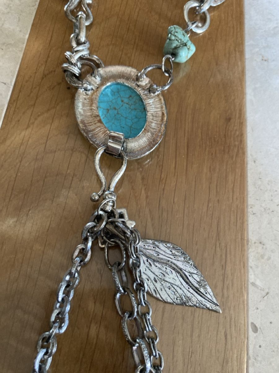 Catenine: Collier turquoise en métal – Usato da Bursinel venduto da SeveralLives 3