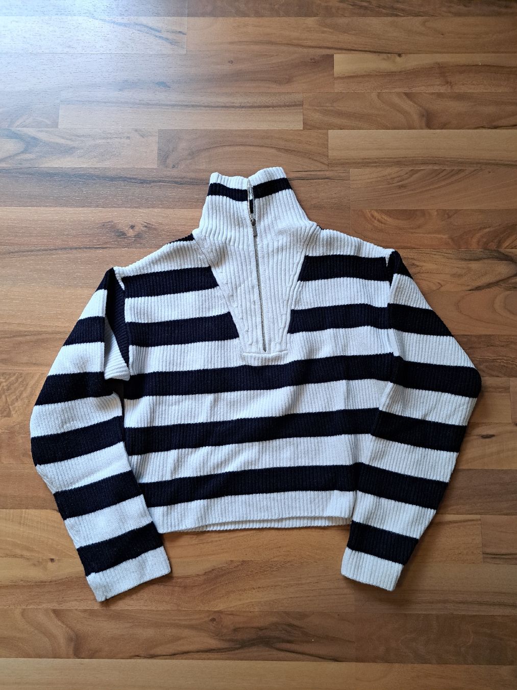 Mango Maglioni & Felpe: MNG Pullover gestreift mit Reissverschluss Grösse XS  – Usato da Waldenburg venduto da Sysilu