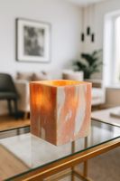 Luxuriöses Teelicht aus Pink Onyx Marmor 🌸