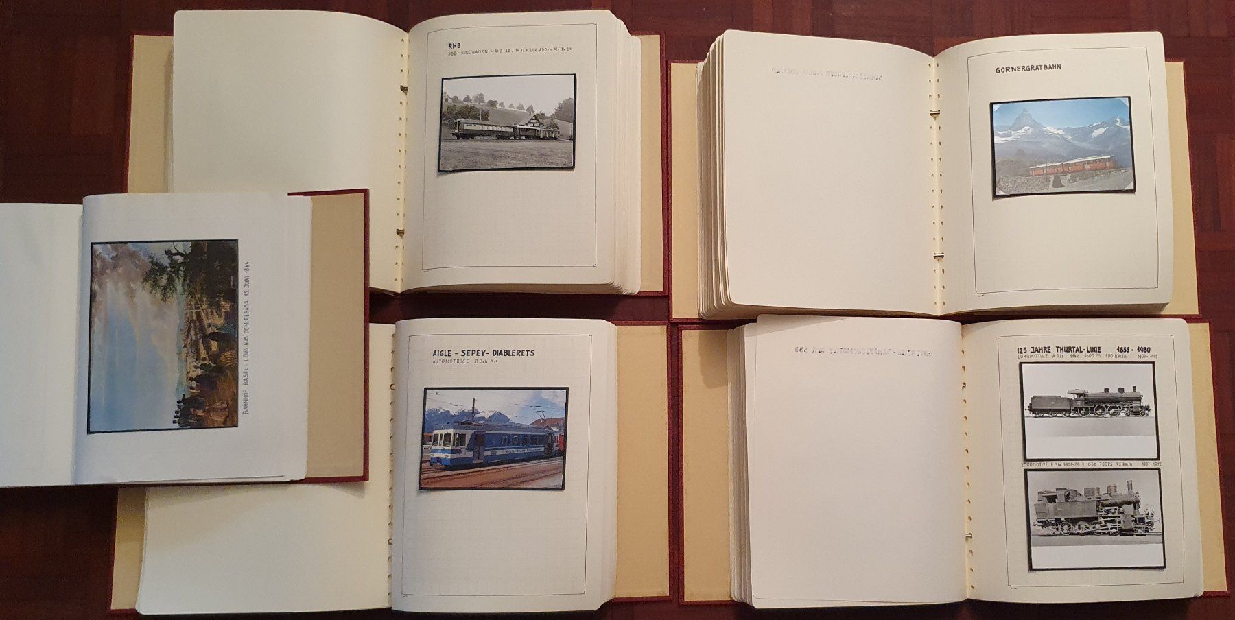 Cartoline postali: Schöne Sammlung Eisenbahnen in 5 KABE-Alben – Usato da Kreuzlingen venduto da Rschweiz1 7