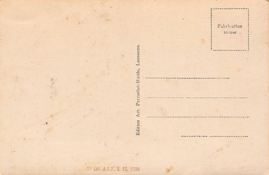 Cartoline postali: ALPIN: Muveran, vers 1935 – Usato da Frauenfeld venduto da POML 1