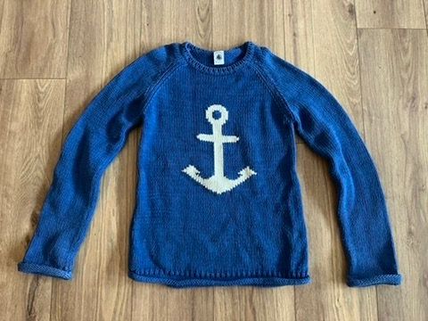 Petit Bateau Maglioni & Felpe: Petit Bateau blauer Strickpullover in Gr. 146 – Usato da Thalwil venduto da maplecountry