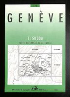 GENÈVE (1:50 000) 1992 CARTE NATIONALE DE LA SUISSE (270)