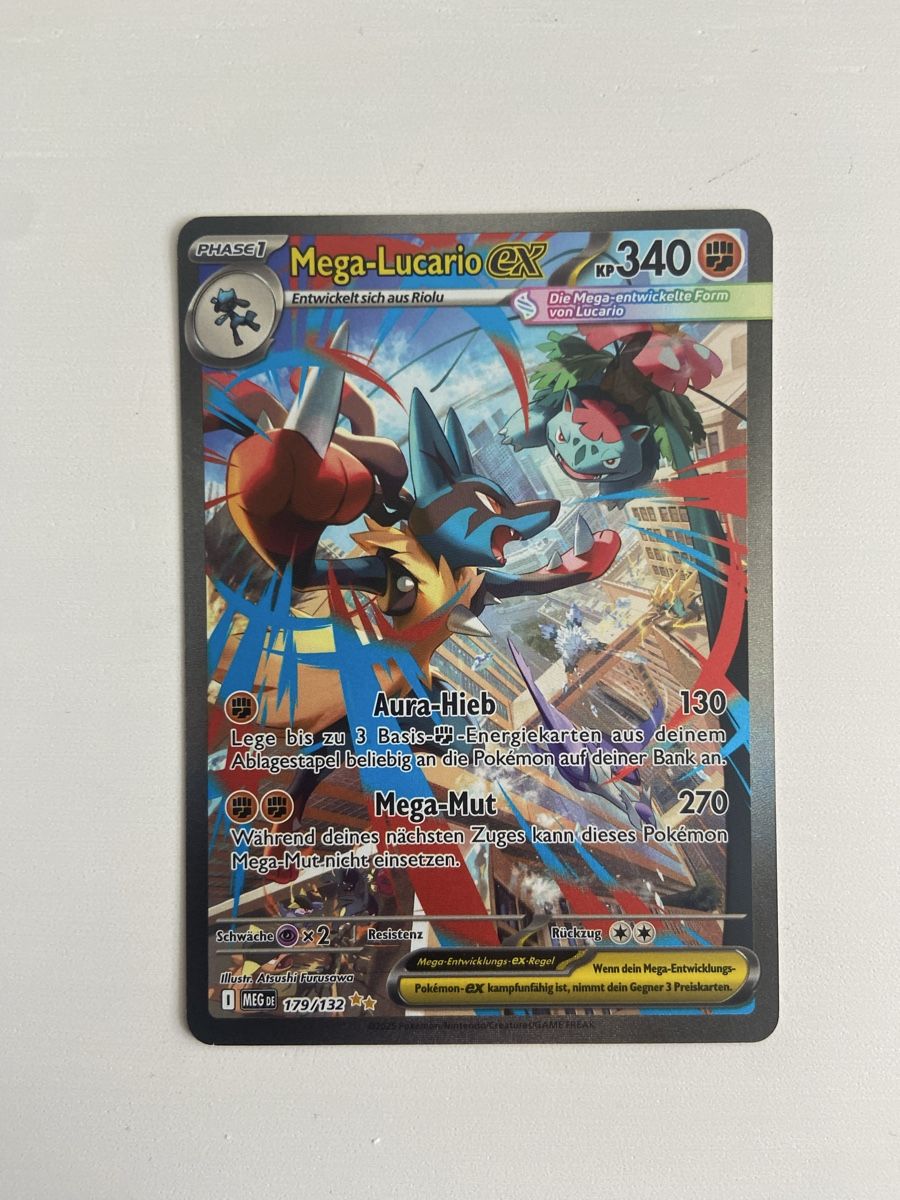 Pokémon Carte collezionabili: Pokémon Mega-Lucario ex 179/132 Mega Evolutions ab CHF 1! – Nuovo (secondo la descrizione) da Oberwil BL venduto da eli_t7j9