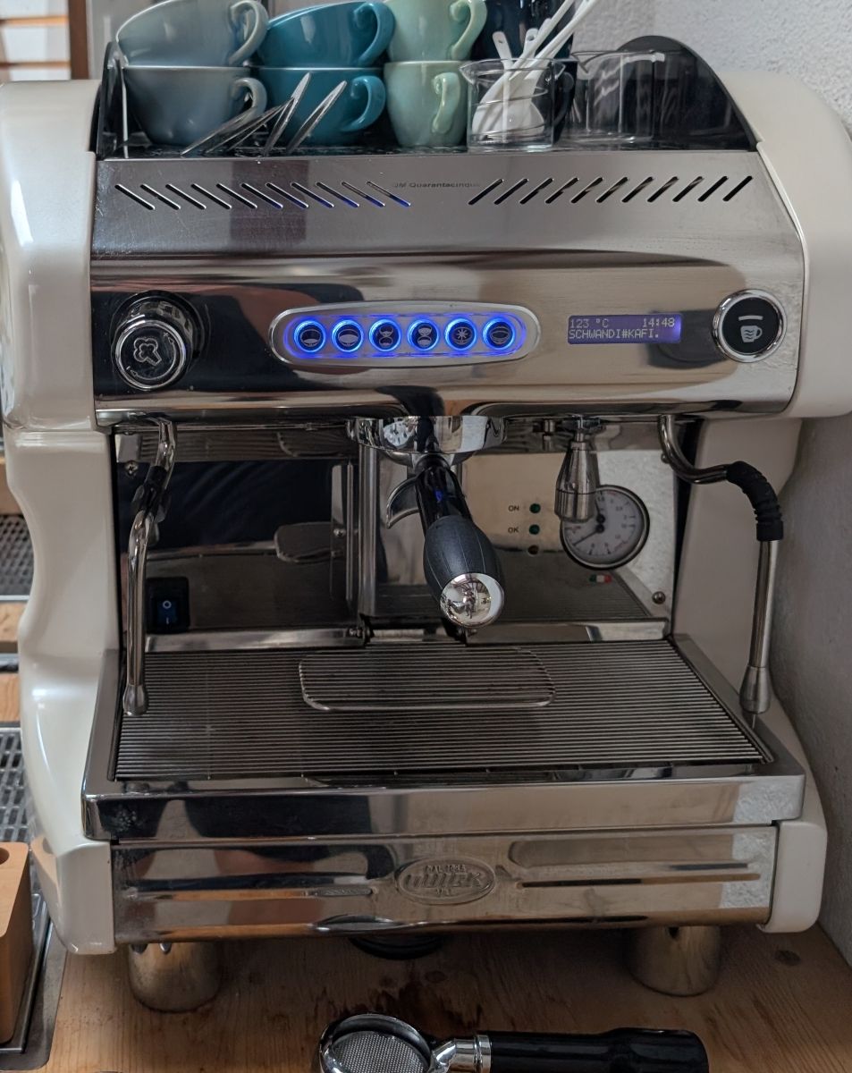 Quick Mill Macchine per caffè & Macchine per espresso: Quick Mill QM64 Quarantacinque Espresso Siebträger E61 – Usato da Netstal venduto da pixelvoyager 2