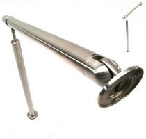 57233 - Edelstahl Treppengeländer 150cm - ohne Querstreben