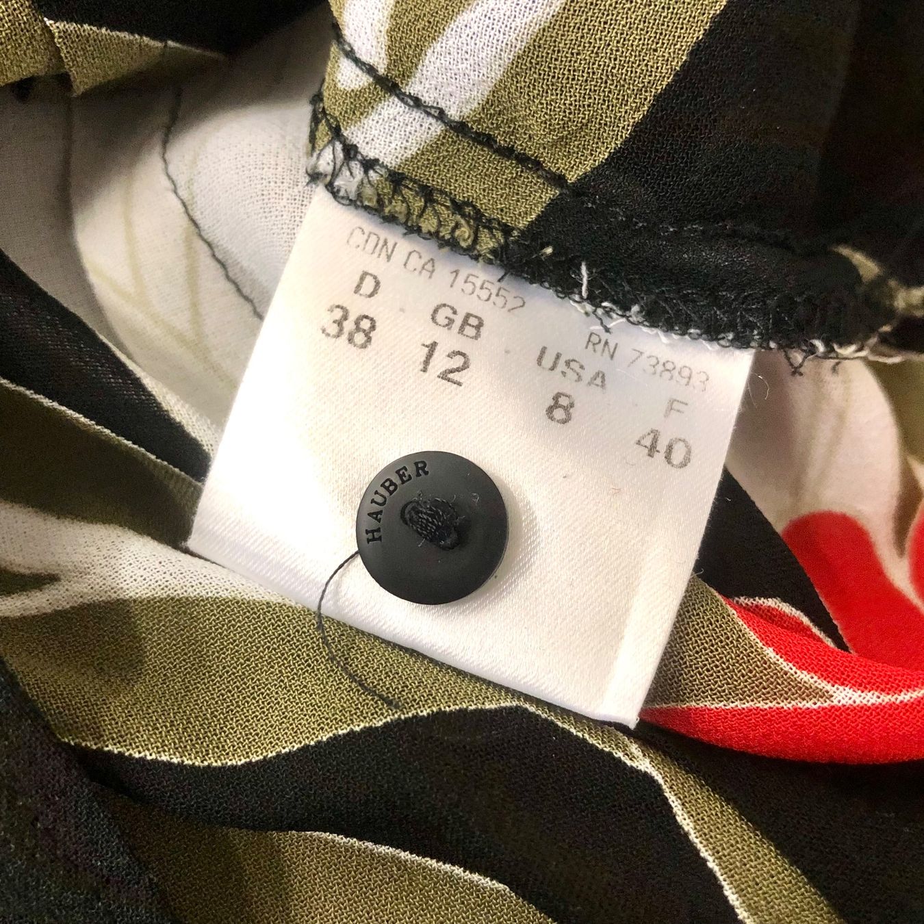 Blusen: Vintage Hauber Hemd Bluse kurzarm, Grösse 38 – Gebraucht aus Brienz BE von Kokolea84 5