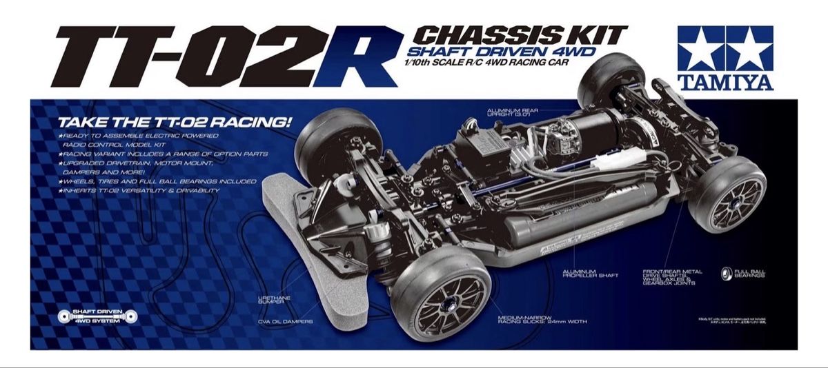 Tamiya RC Modellbau: Tamiya TT-02R Neu – Neu und originalverpackt aus Niederbipp von Macho78