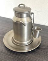 Milch (Kaffeerahm)-Kännchen aus Zinn, Vintage