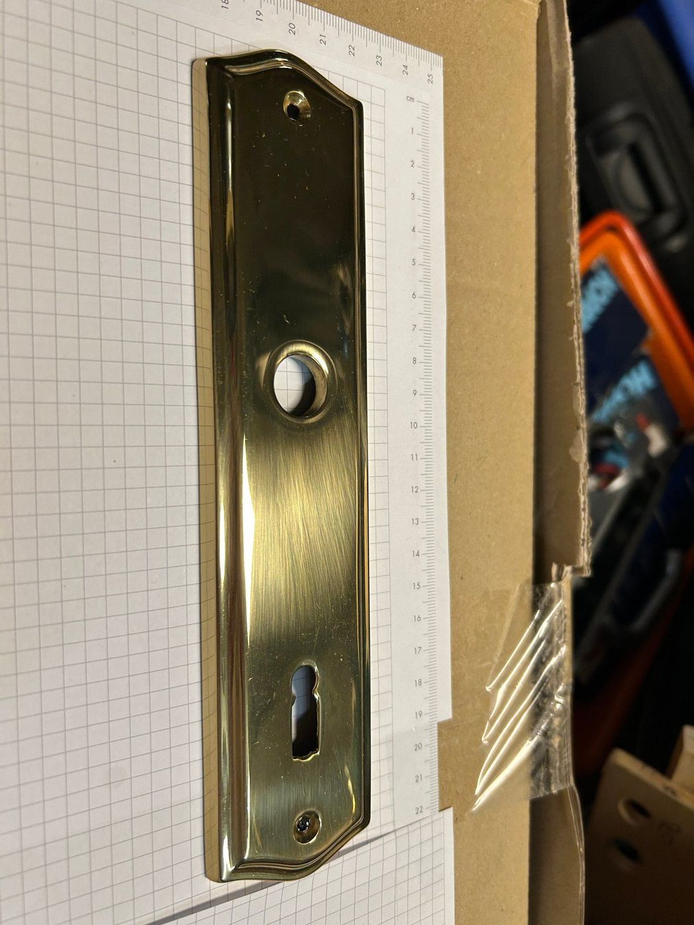 Insegne: Schild, Messing, 225 x 45 mm Breit, 1 Stk. – Nuovo (secondo la descrizione) da hägendorf venduto da hsh4614