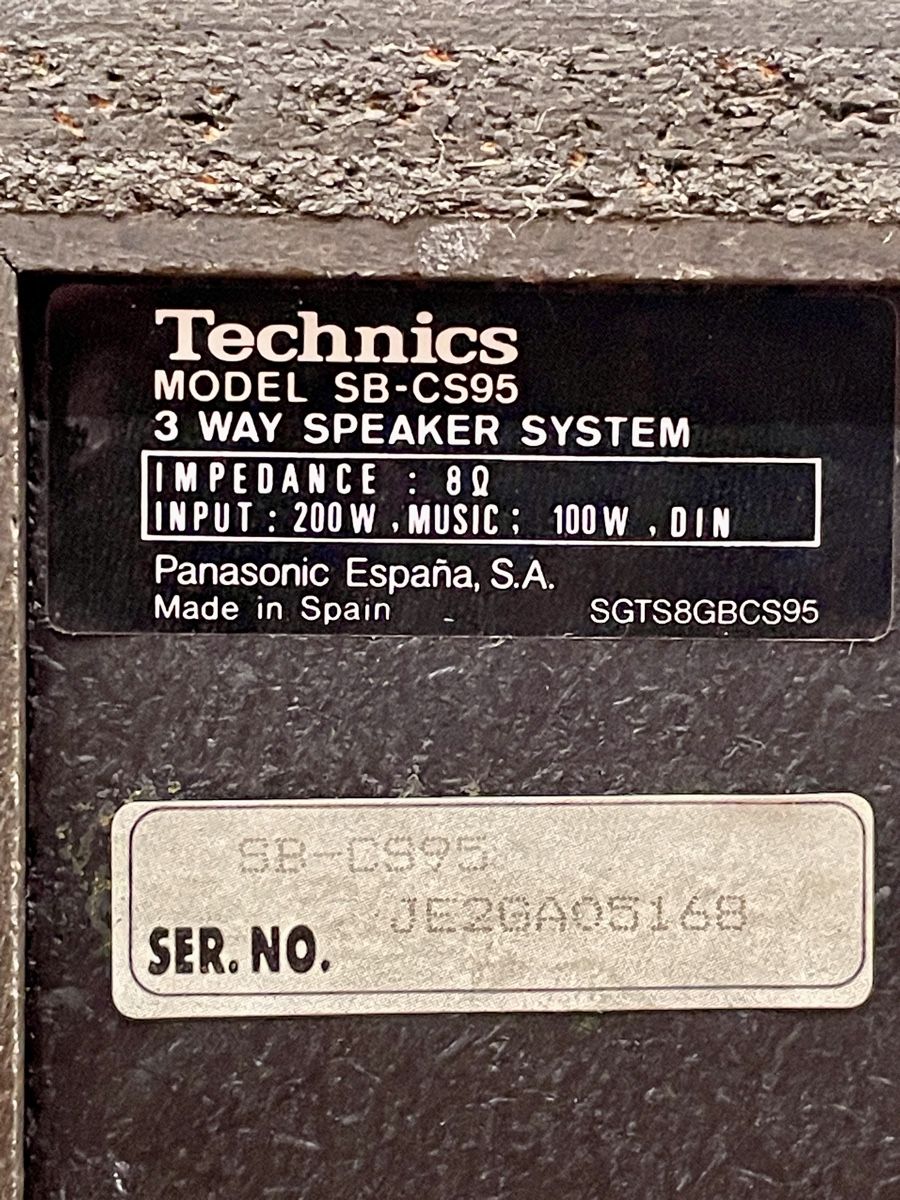 Technics Casse acustiche: Lautsprecher Technics SB-CS95 3-Weg gebraucht – Usato da Goldingen venduto da rh2007 5