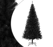 Künstlicher Weihnachtsbaum mit Ständer schwarz 180cm