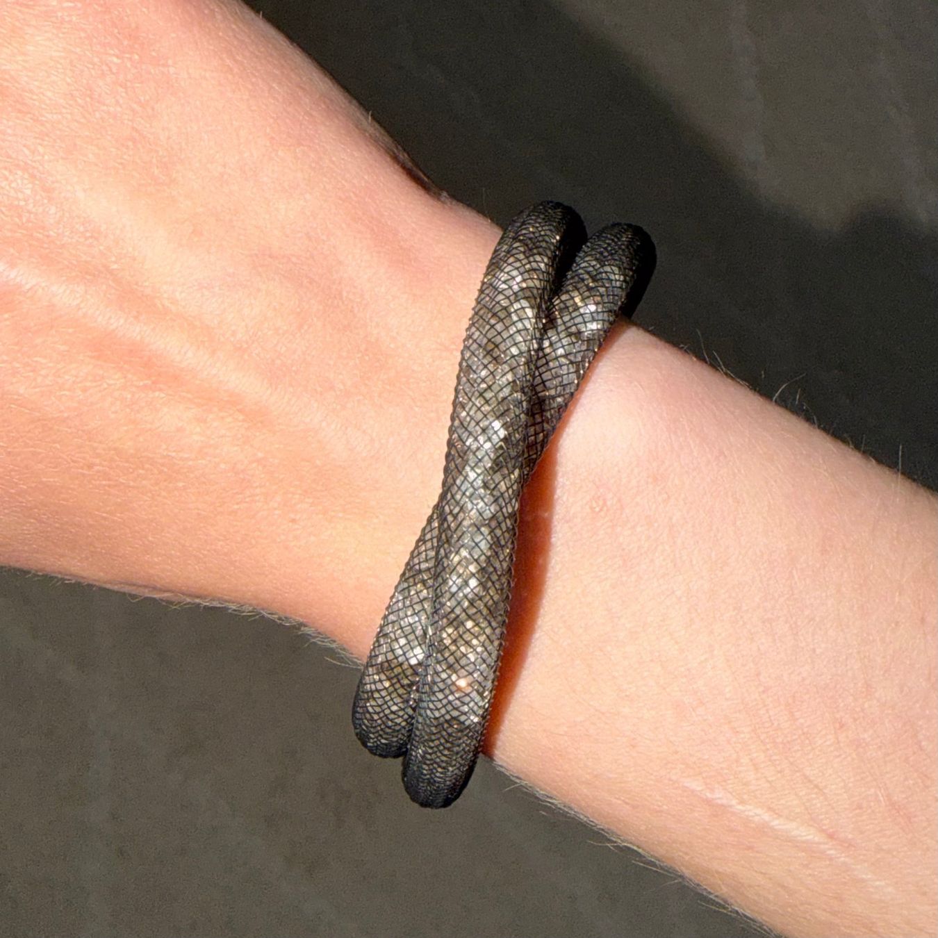 Swarovski Bracciali & Braccialetti: Swarovski Doppelarmband, schwarz – Usato da Bern venduto da mar_57gd 1