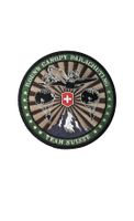 Patch Round Canopy Parachuting Team Suisse