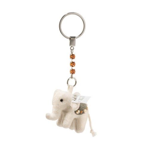 Mimex WWF Schlüsselanhänger Elefant – Plüsch, 10 Cm, Mit Metallring, Offizielles WWF Produkt