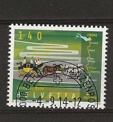 Tutti i francobolli: M1525 - Messager de Lindau 1er jour – Usato da Trélex venduto da Phil_Albert