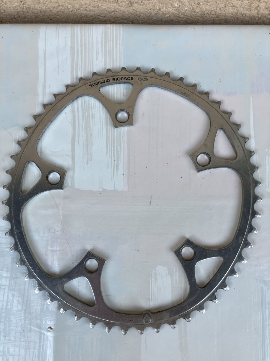 Shimano Pezzi di ricambio: Shimano Biopace Kettenblatt 52 / 42 – Usato da Trimbach venduto da cendira 1