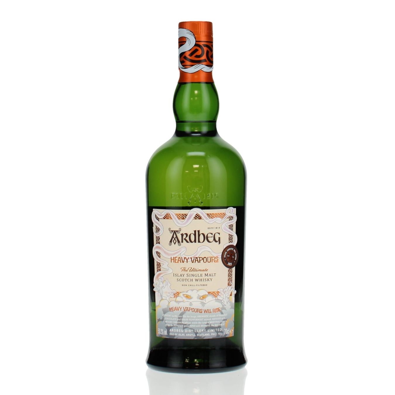Ardbeg Bevande alcoliche: Ardbeg Heavy Vapours Committee Release – Nuovo e nell'imballaggio originale da Bouveret venduto da Exclusive_Spirits