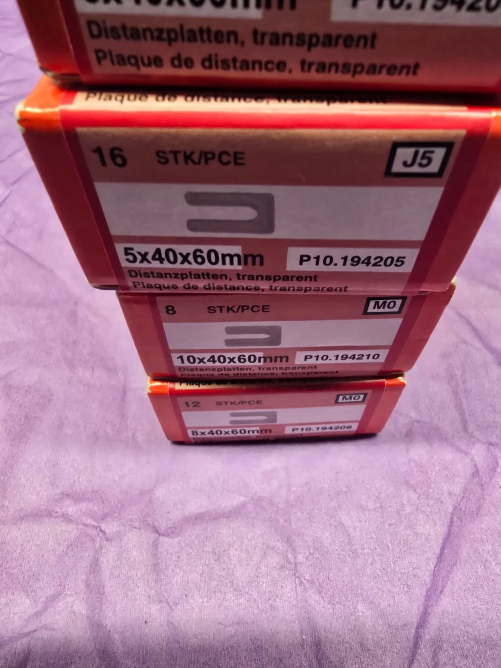Tutti gli attrezzi: 5 Pack Profix Distanzplatten diverse Grössen – Nuovo (secondo la descrizione) da Rebstein venduto da James-Dean 5